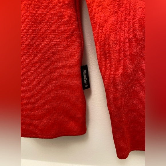 Newland Women’s 1/2 Zip Sweater in Red (Medium) - Picture 5 of 7